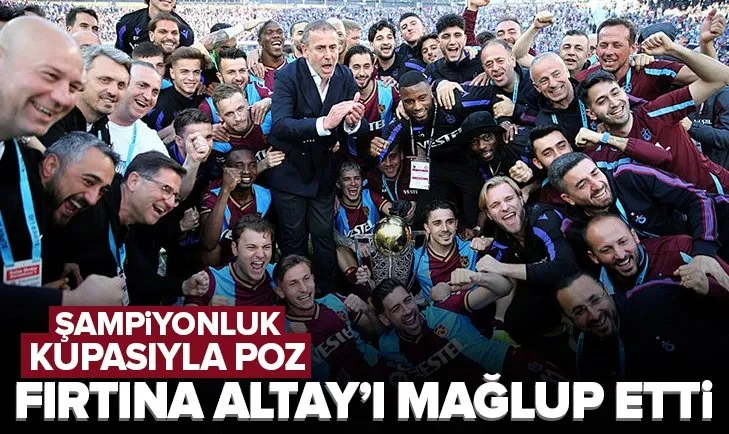 Trabzonspor-Altay: 2-1 MAÇ SONUCU ÖZET