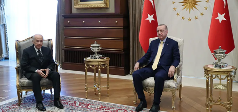 Son dakika: Başkan Erdoğan'dan Külliye'de sürpriz görüşme trafiği! MHP Lideri Bahçeli'yi kabul etti