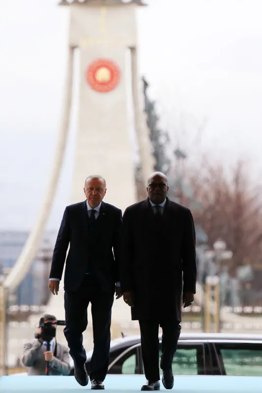 Başkan Erdoğan Burkina Faso Devlet Başkanı Kabore'yi karşıladı