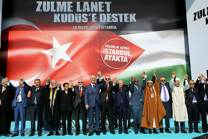 Devlet Bahçeli 'Zulme Lanet Kudüs'e Destek' mitinginde konuştu - 1