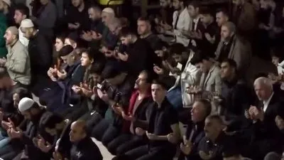 Gazze şehitleri için Kunut Duası okunuyor