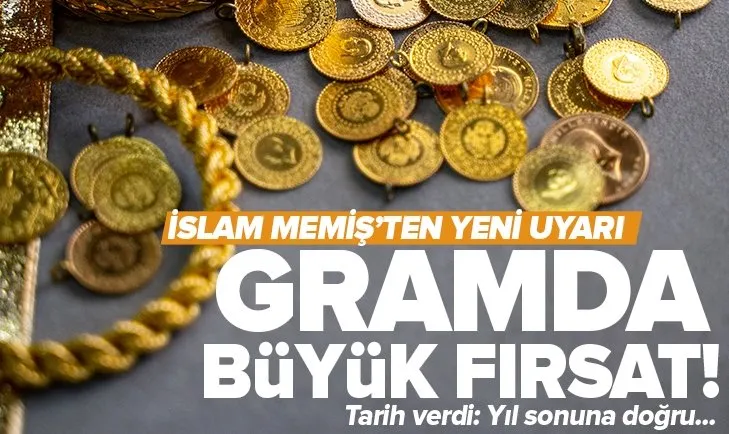 İslam Memiş’ten gram altın uyarısı