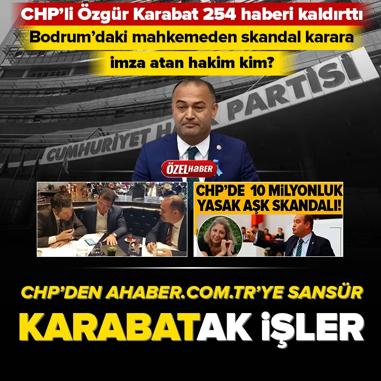 Özgür Karabat 254 haberi mahkemeyle kaldırttı