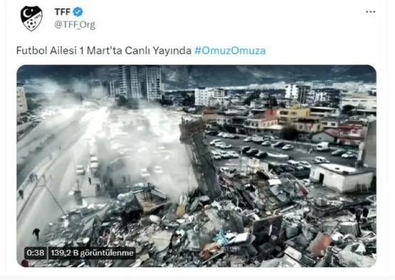 TFF YARDIM KAMPANYASI CANLI YAYIN İZLE! 1 Mart TFF Omuz Omuza kampanyası saat kaçta, hangi kanalda?