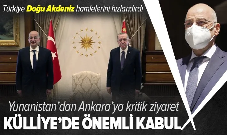 Son dakika: Külliye'de önemli kabul! Başkan Erdoğan ile Yunanistan Dışişleri Bakanı Nikos Dendias arasında kritik görüşme