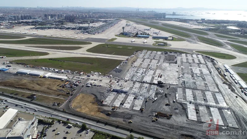 Başkan Erdoğan duyurmuştu! Atatürk Havalimanı'nda başlayan çalışmalar havadan görüntülendi 23