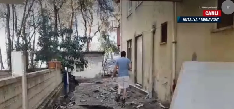 Antalya Manavgat'ta orman yangını! A Haber yangın bölgesinde