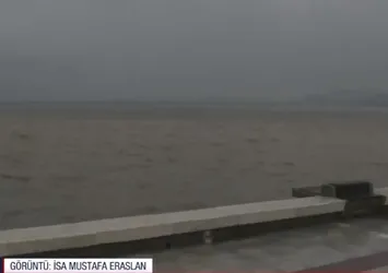 İzmir Körfezi çamura bulandı! A Haber bölgede