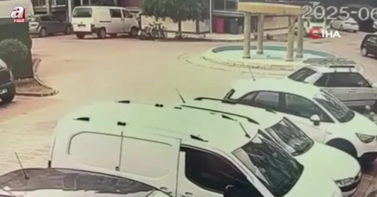 2 yaşındaki çocuğun düşme anı kamerada