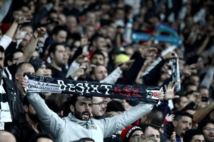 Beşiktaş - Trabzonspor maçından kareler