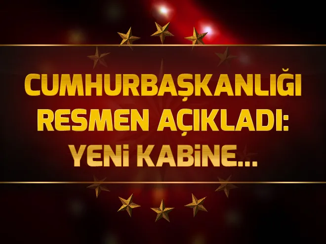 Cumhurbaşkanlığından yeni kabine açıklaması
