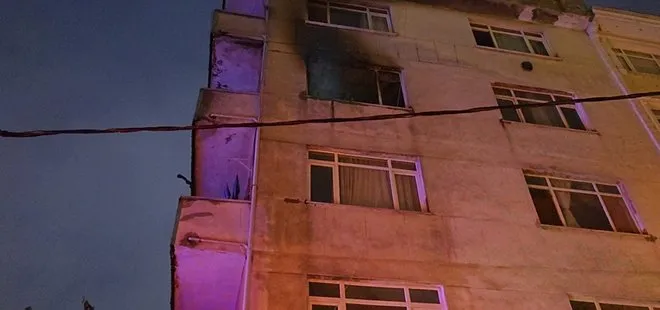 Ataşehir’de bir dairede çıkan yangın söndürüldü