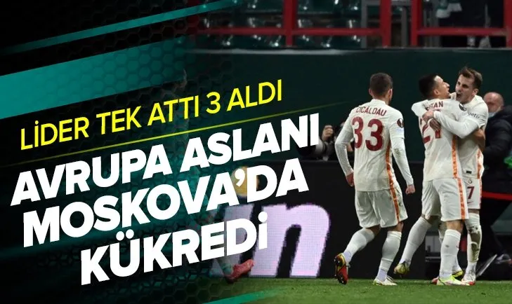 Lokomotiv Moskova: 0 - Galatasaray: 1 MAÇ SONUCU | Galatasaray tek golle kazandı