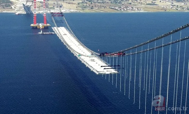 Dünyada ilk olmaya aday! 1915 Çanakkale Köprüsü’nün yolu göründü