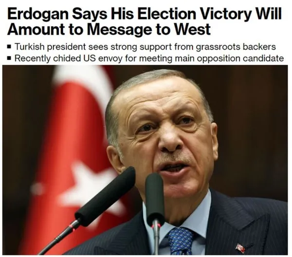 Bloomberg Başkan Erdoğan’ın sözlerini manşete taşıdı: Tabanda güçlü destek var