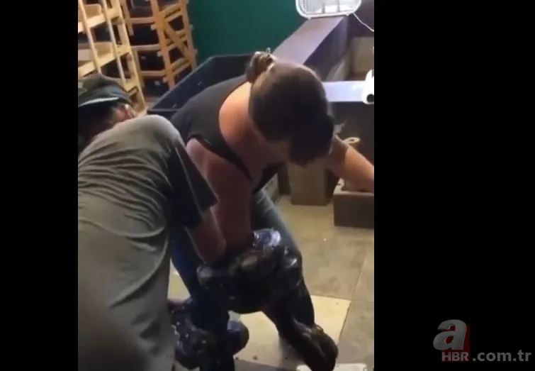 Her şey bir anda oldu! Dev piton yılanı bakıcısına böyle saldırdı 12