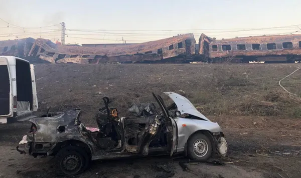 Ukrayna'dan flaş Rusya açıklaması! Tren istasyonunu vurdular - 3