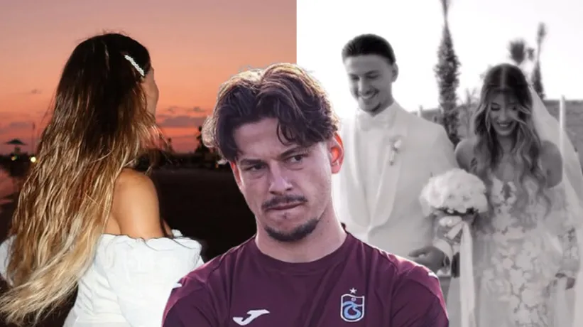 İstenmeyen gelinden olay pozlar! Futbolcu Enis Destan eşiyle aşka geldi
