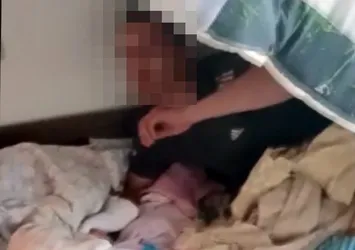 Kayseri'de aranan şahıs bazanın altından çıktı! O anlar kamerada