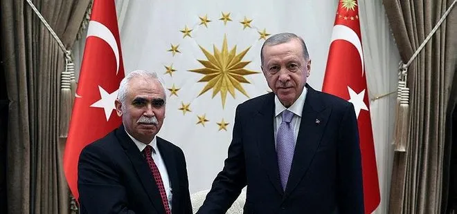 Başkan Erdoğan Anayasa Mahkemesi Başkanı Kadir Özkaya’yı kabul etti