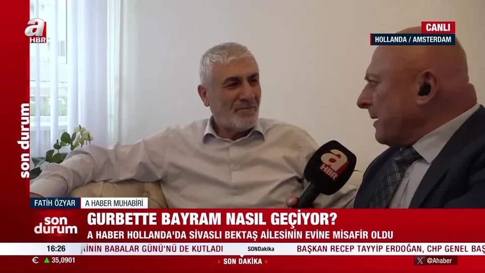 Gurbette bayram coşkusu