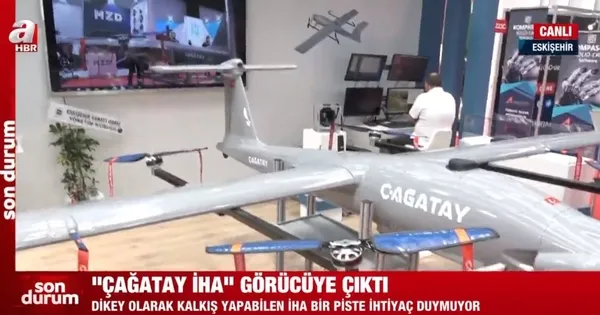 A Haber görücüye çıkan Çağatay İHA'yı görüntüledi! İşte Çağatay İHA'nın özellikleri - 3