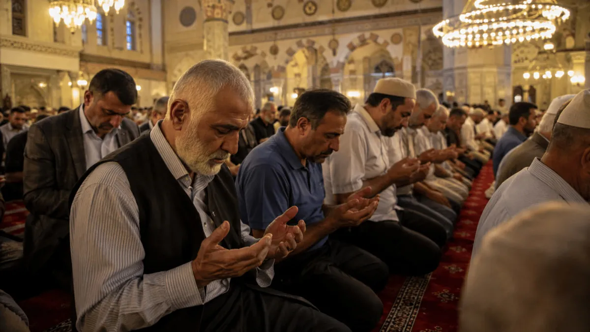 Tüm camilerde Kur'an-ı Kerim tilavetleri gerçekleştirilecek. (Fotoğraf: A Haber)