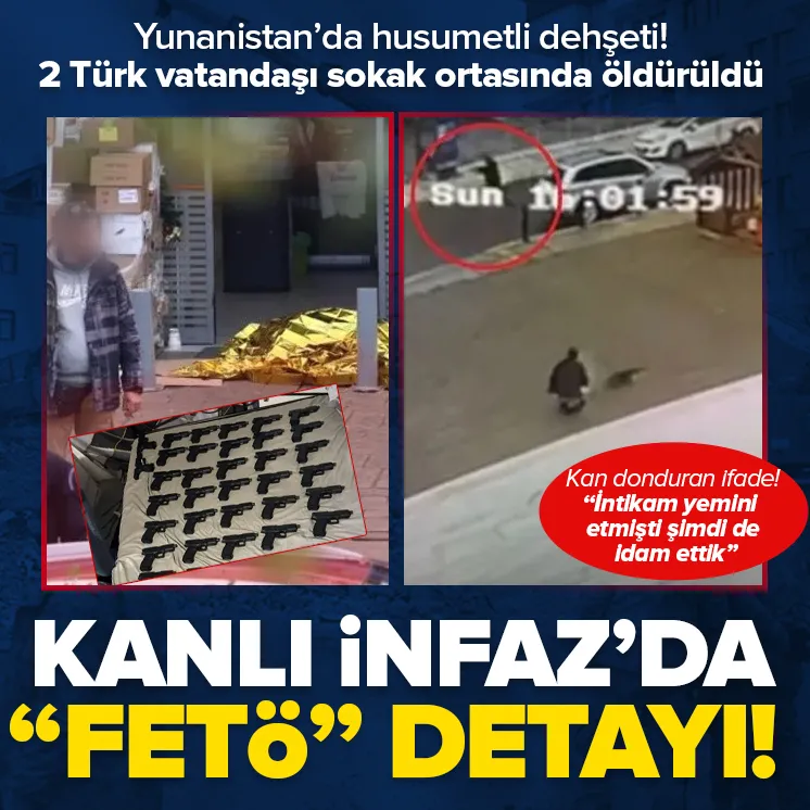 Yunanistanda sokak ortasında kanlı infaz!