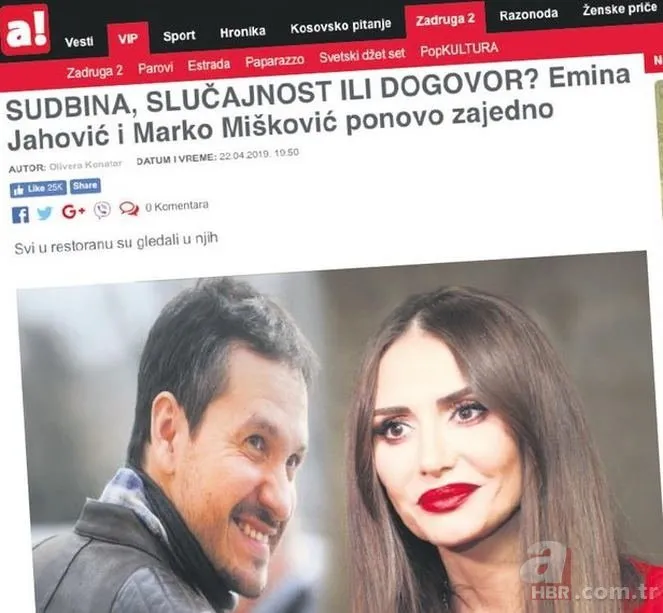 Mustafa Sandal’ın eski eşi Emina Jahovic hakkında magazin dünyasını sallayan iddia!
