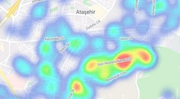 İşte İstanbul’un ilçe ilçe koronavirüs haritası! O ilçe kırmızıya boyandı