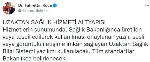 Son dakika: Sağlık Bakanı Koca Uzaktan Sağlık Hizmeti'nin detaylarını açıkladı - 3