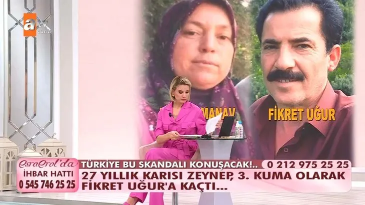 Esra Erol’da şaşkına çeviren olay! 27 yıllık eşini bıraktı 3. kuma olarak kaçtı