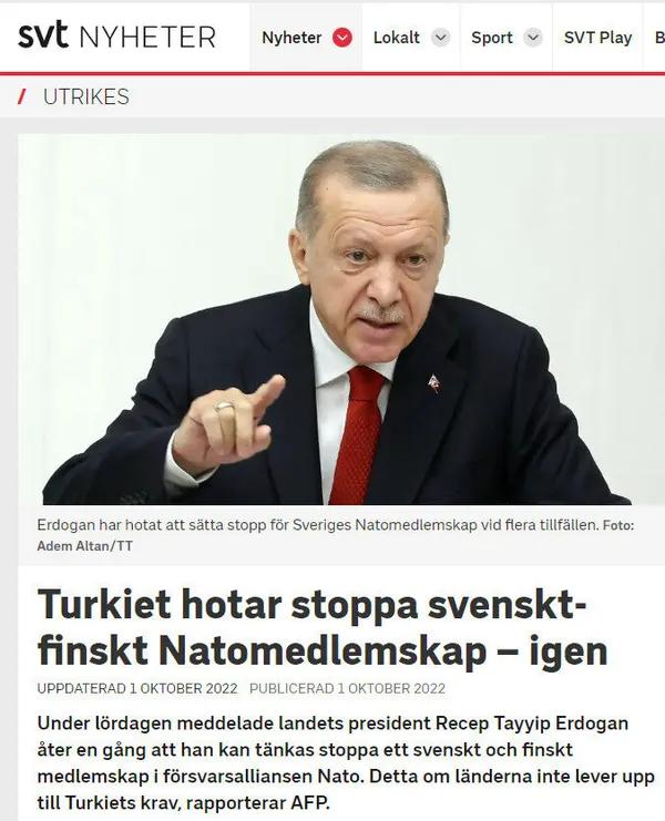 Başkan Erdoğan'ın NATO uyarısı İsveç ve Finlandiya basınında gündem oldu - 4