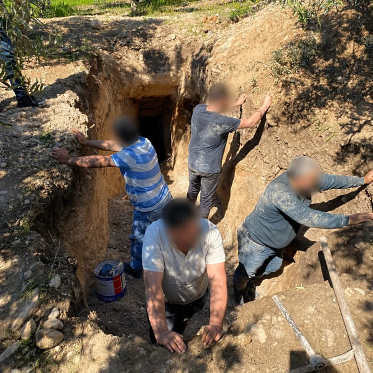 Osmaniye'de Dronla Tespit Edilen Kaçak Kazı Operasyonunda 6 Kişi Gözaltına Alındı