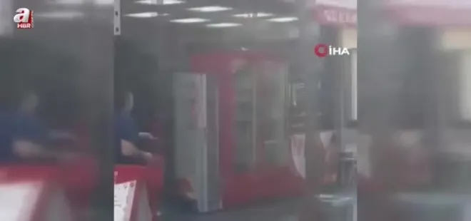 Sıcak havalarda serinleten şaka kamerada