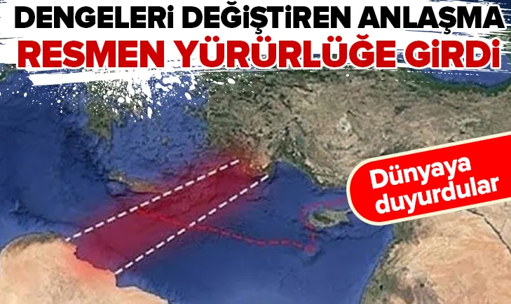 Libya duyurdu: Türkiye ile imzalanan mutabakatlar yürürlüğe girdi