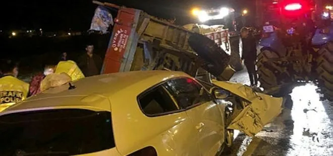 Çankırı’da otomobille traktör çarpıştı: 2 ölü, 1 yaralı