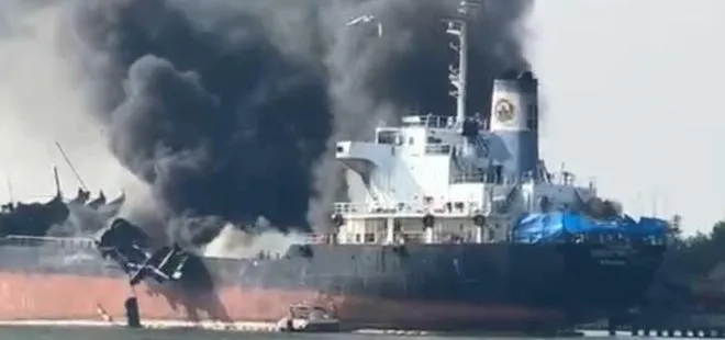 Tayland’da bir gemide petrol tankeri patladı! 1 kişinin öldüğü kazanın görüntüleri gündem oldu