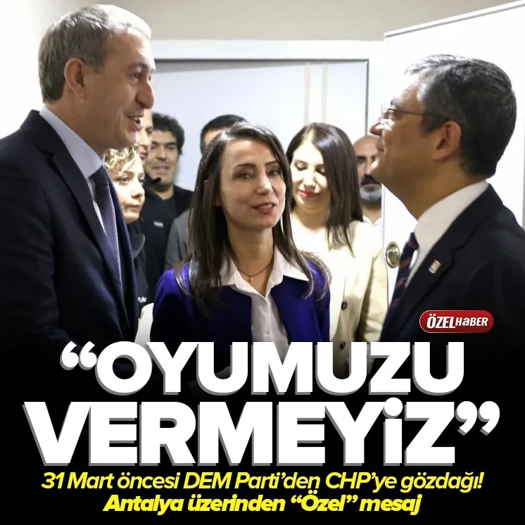DEM Parti’den Antalya’da CHP’ye gözdağı