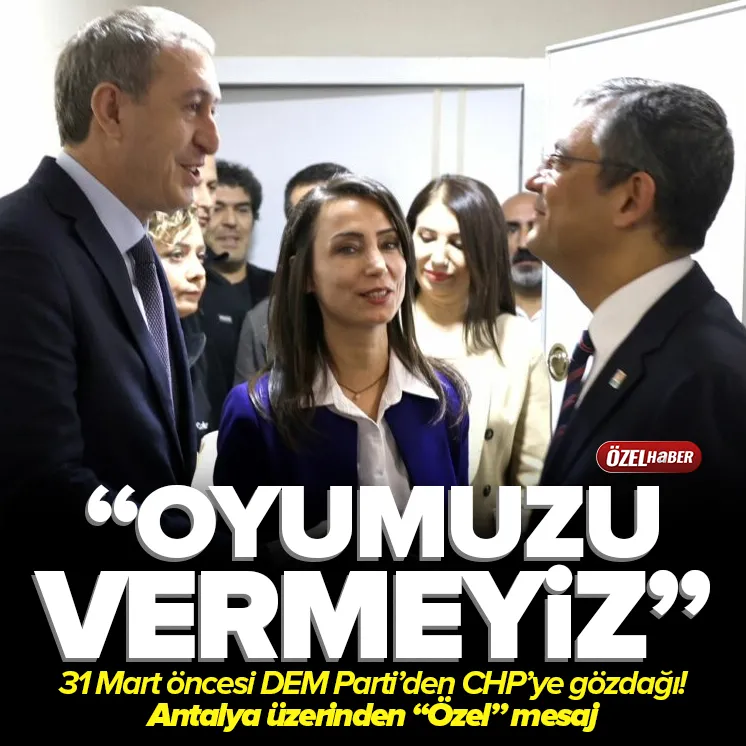 DEM Parti’den Antalya’da CHP’ye gözdağı