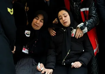 Şehit Eren Kızıldağ son yolculuğuna uğurlandı! Eşinin feryadı yürekleri dağladı