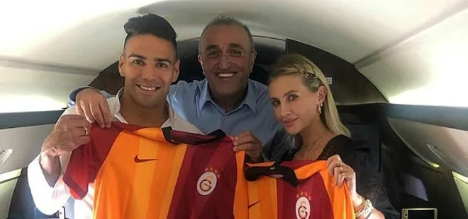 Falcao Galatasaray için uçağa bindi