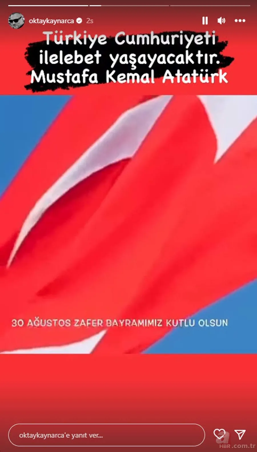Sanat dünyasının 30 Ağustos Zafer Bayramı coşkusu! Paylaşımlar peş peşe geldi! “Hep var olsun Türkiye’m” 6