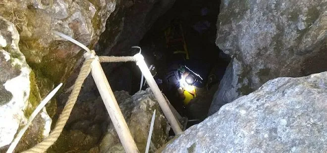 Adana'da korku dolu anlar: Bir kişi 30 metrelik çukura düştü