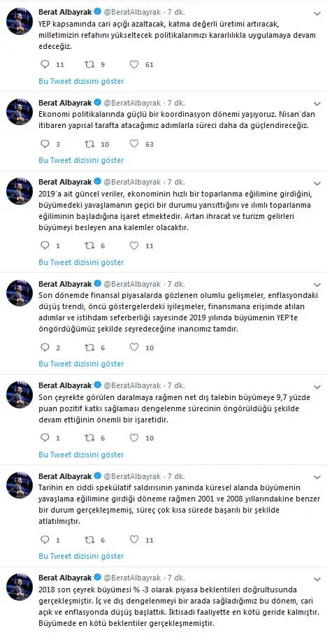 Son dakika: Bakan Berat Albayrak'tan büyüme rakamları hakkında flaş açıklama - 1