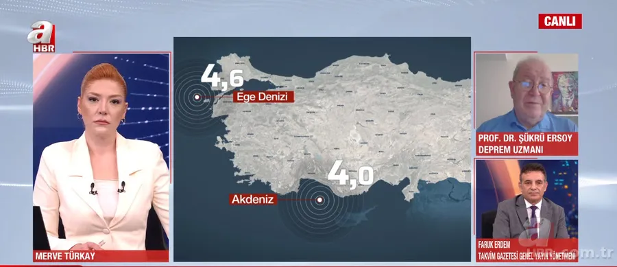 Akdeniz ve Ege'de deprem hareketliliği! Deprem Uzmanı Prof. Dr. Şükrü Ersoy A Haber'de anlattı: Kuzey Anadolu Fayı'nın... 7