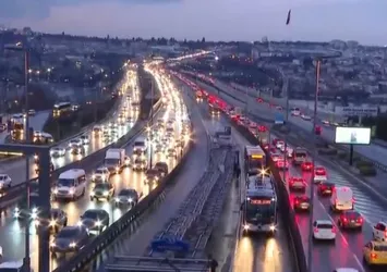 İstanbul'da sabah trafiği