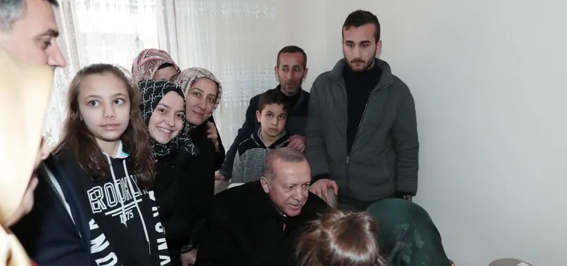 Başkan Erdoğan’dan çat kapı çay ziyareti
