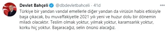 MHP Genel Başkanı Devlet Bahçeli: 2021 huzur dolu bir dönemin miladı olacak - 5