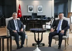 Bakan Fidan ve Bakan Bolat ile görüştü